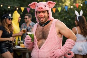 Tenue porc homme : comment assumer ce déguisement décalé et terriblement fun